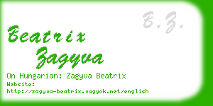 beatrix zagyva business card